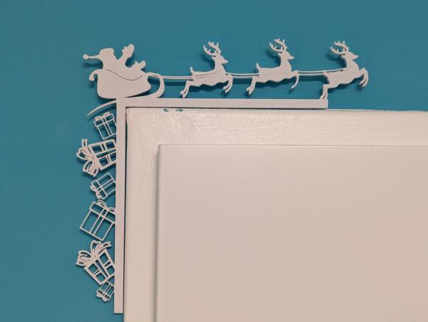 Weihnachtlich Deko für Türrahmen "Schlitten"