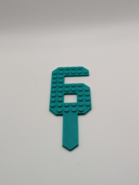 Klemmbaustein Tortendeko – Cake Topper Zahlen
