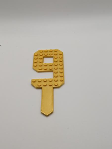 Klemmbaustein Tortendeko – Cake Topper Zahlen