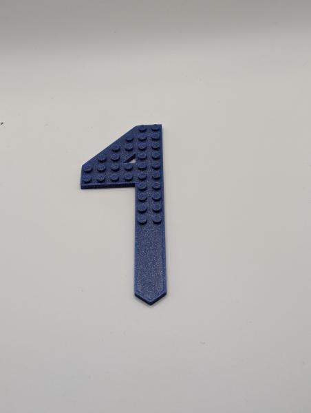 Klemmbaustein Tortendeko – Cake Topper Zahlen