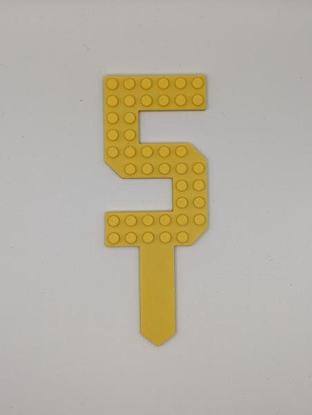 Klemmbaustein Tortendeko – Cake Topper Zahlen