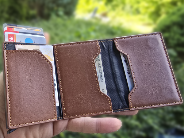 SnapIn 4.0 - Smarte Mini Geld & Kartenbörse - mit individueller Gravur