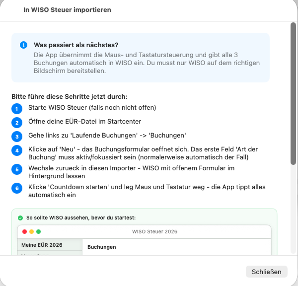 CSV2Tax - MacOS App